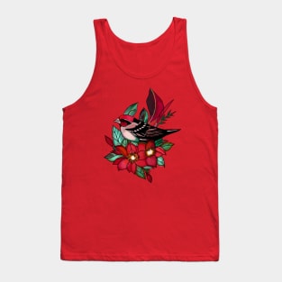 Neotraditional sparrow design Tank Top